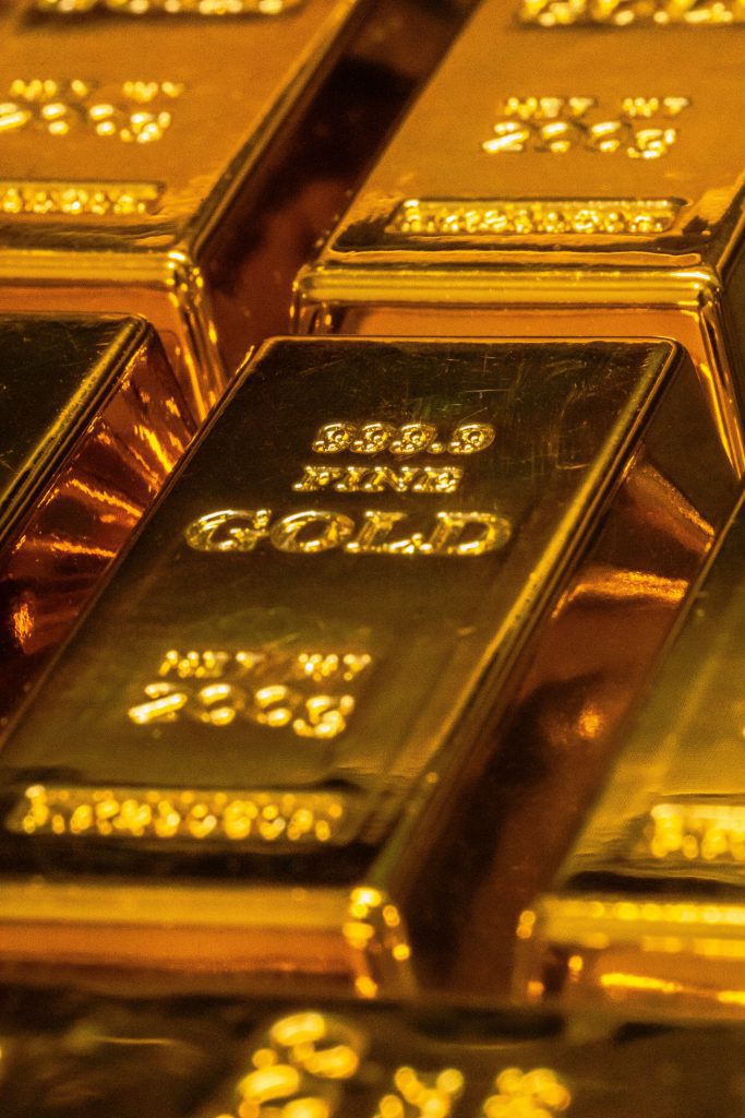 pure gold bars