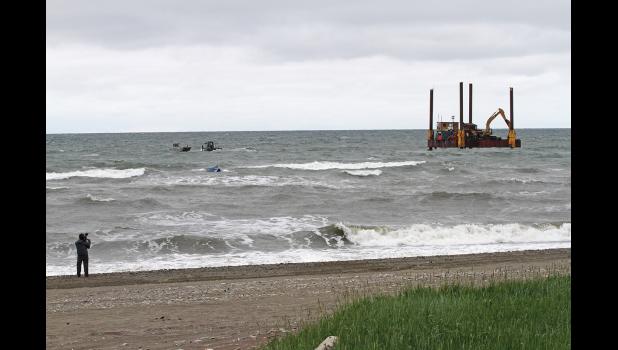 Overturned Skiff on the Bering Sea