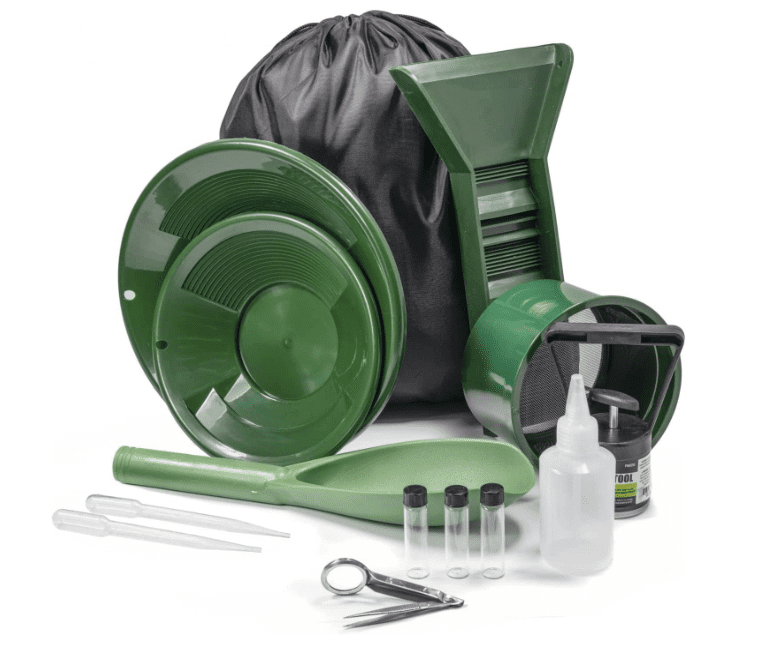 Outdoor Backpack Mini Sluice and complete Gold Panning Kit