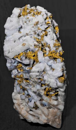 wire gold in quartz